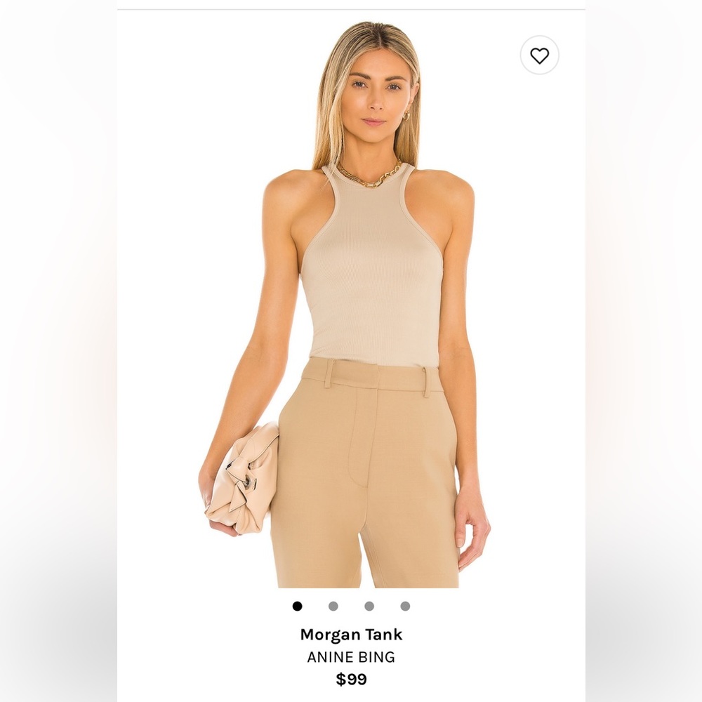 Anine Bling Morgan Tank in oat